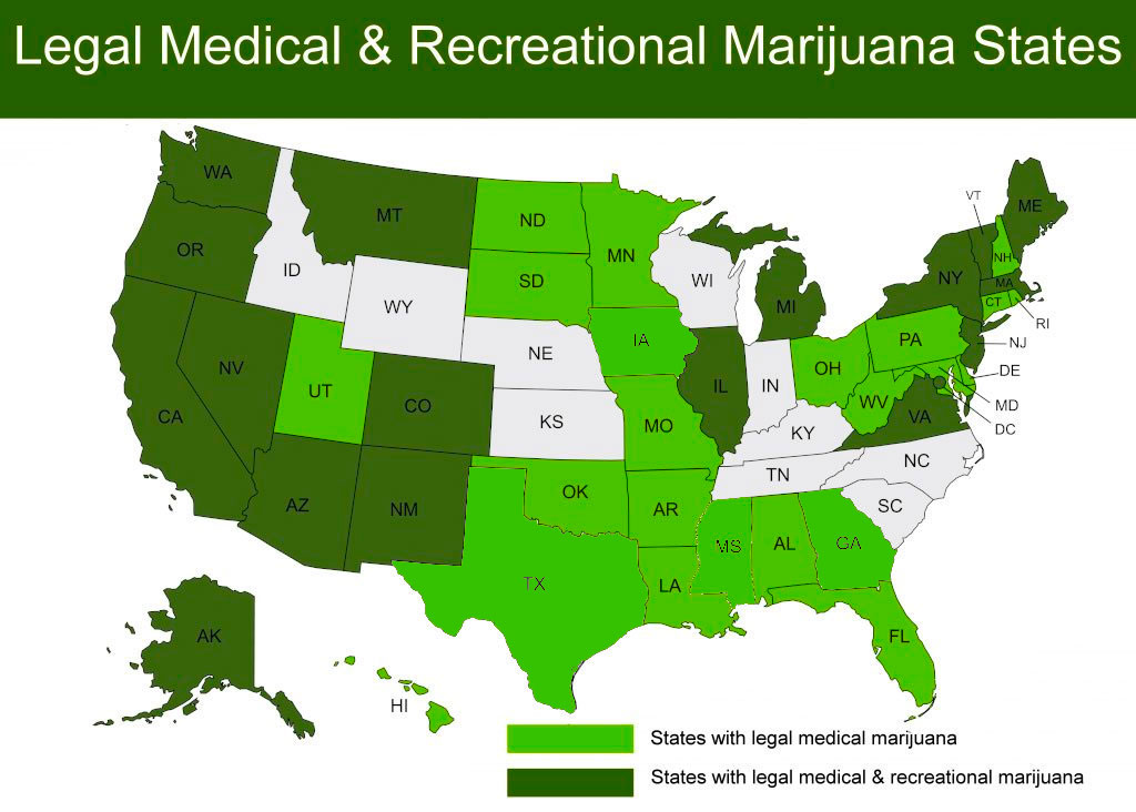 states where weed is legal